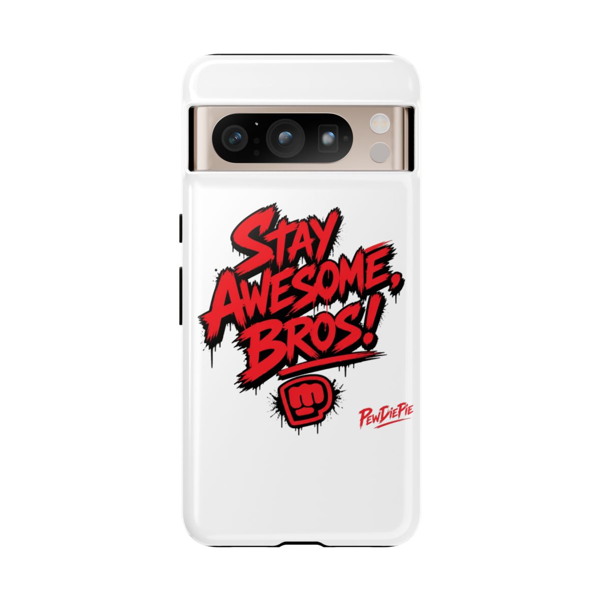 PewDiePie "Stay Awesome, Bros!" Phone Case - Official Phone Cases merchandise