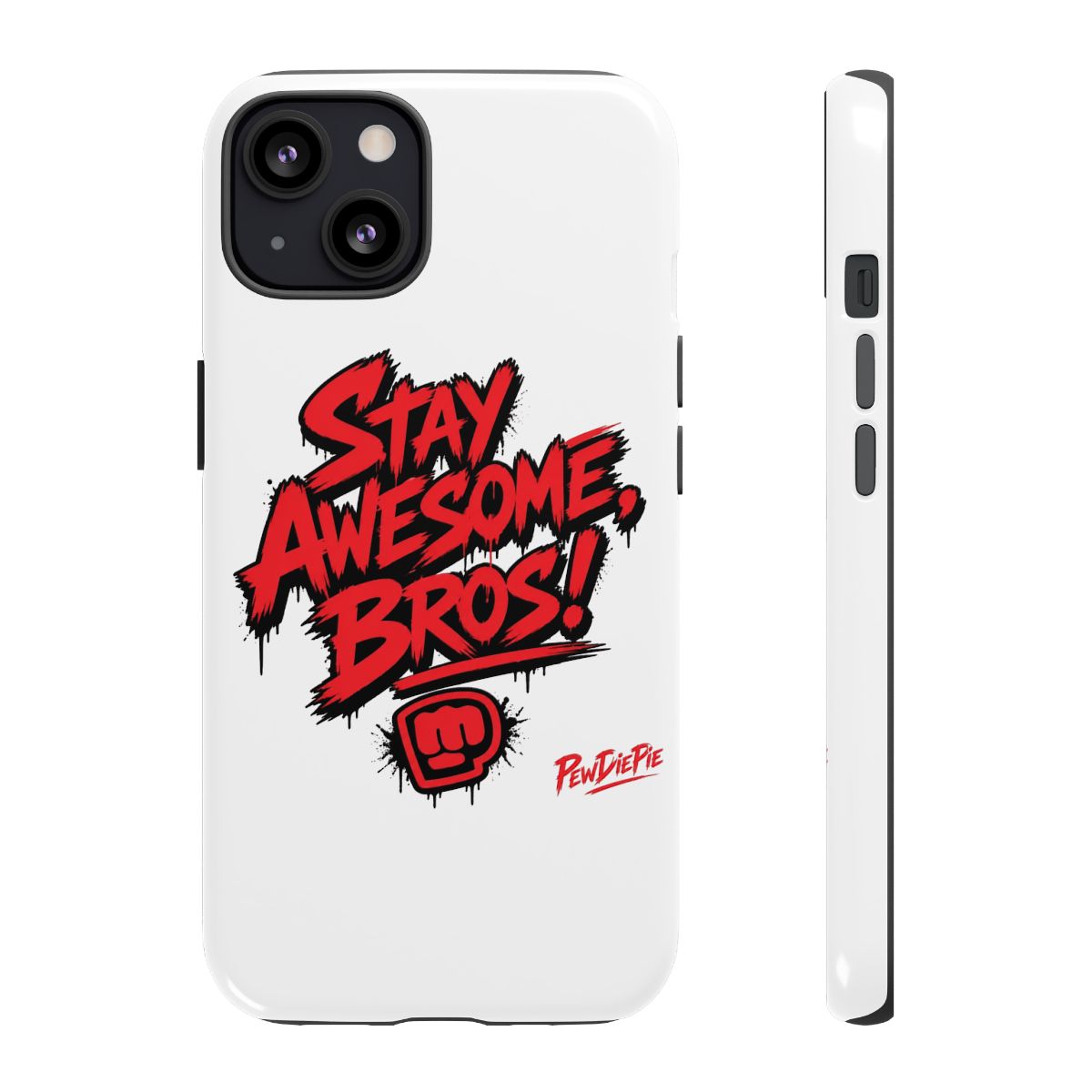 PewDiePie "Stay Awesome, Bros!" Phone Case