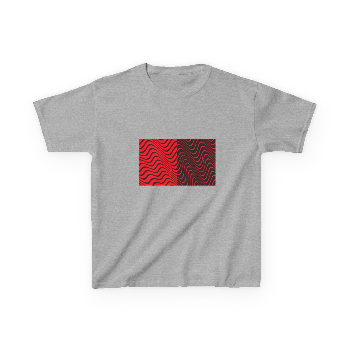 PewDiePie Wavy Pattern Kids T-Shirt - alternate angle 3, merchandise