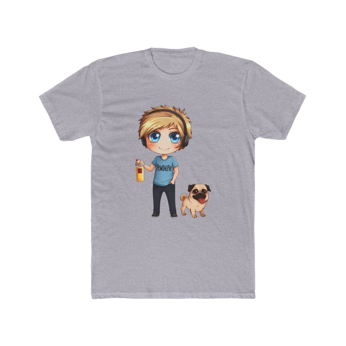 Anime PewDiePie T Shirt - alternate angle 4, merchandise