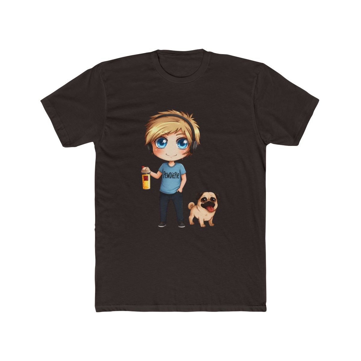 Anime PewDiePie T Shirt - alternate angle 2, merchandise