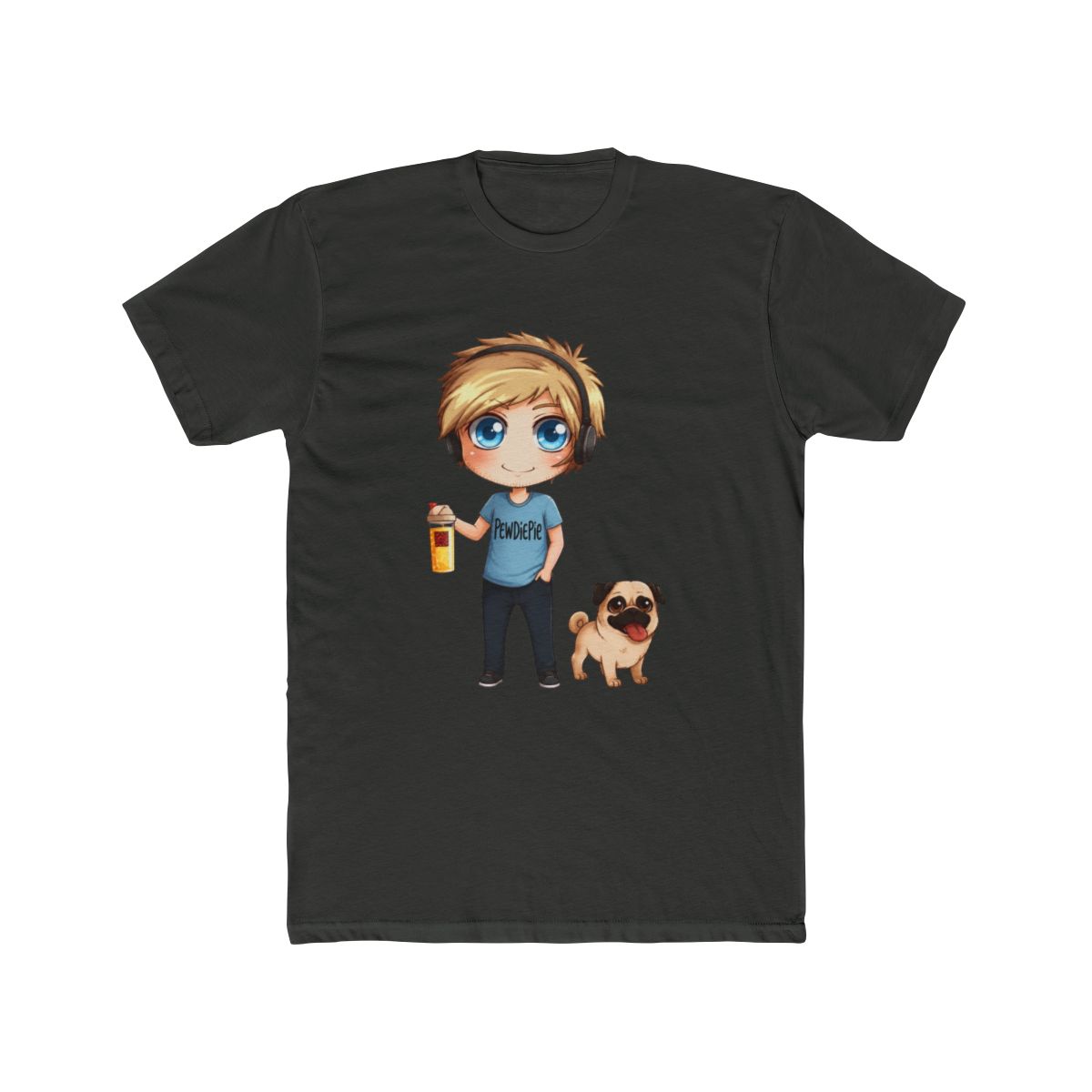 Anime PewDiePie T Shirt - alternate angle 5, merchandise