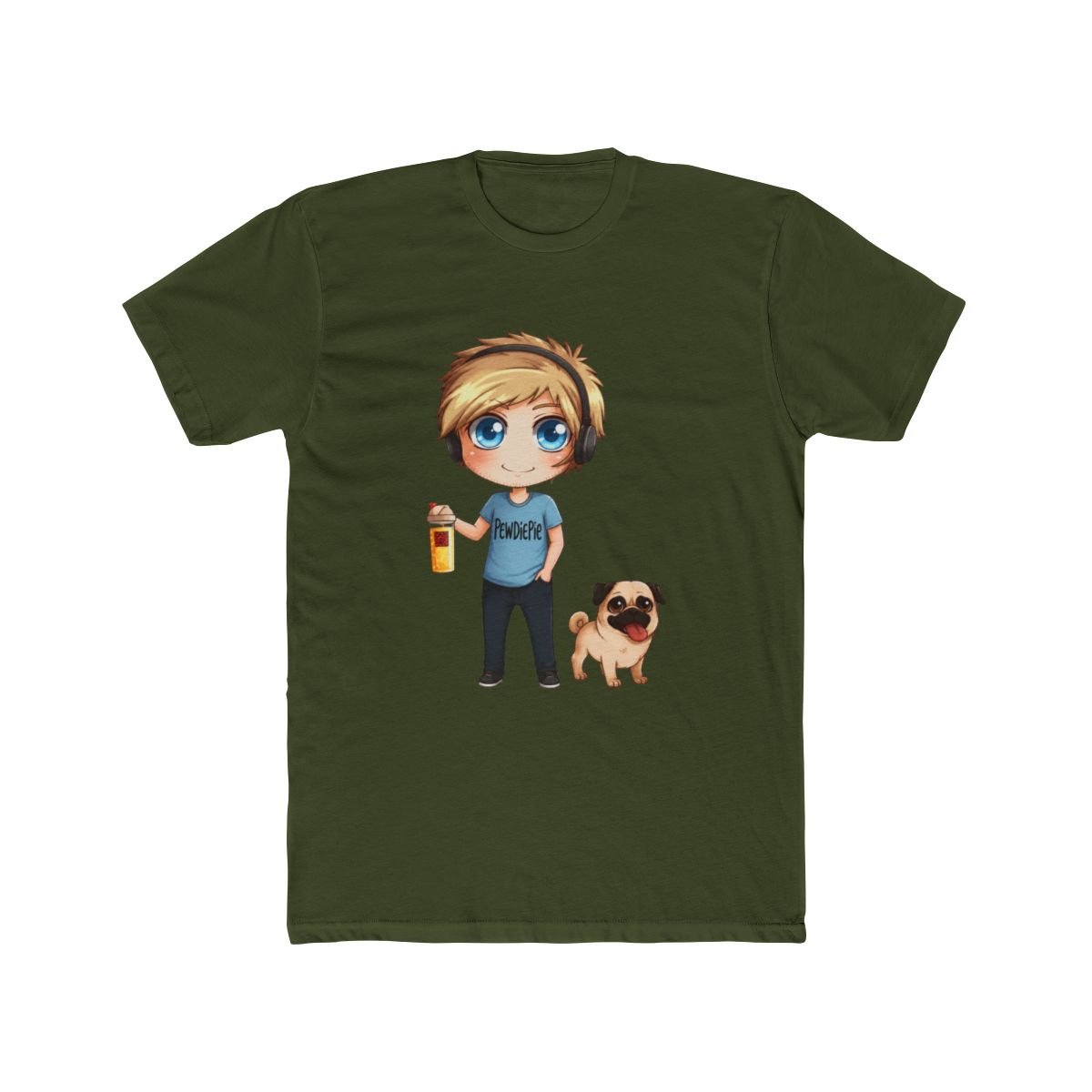 Anime PewDiePie T Shirt - alternate angle 4, merchandise