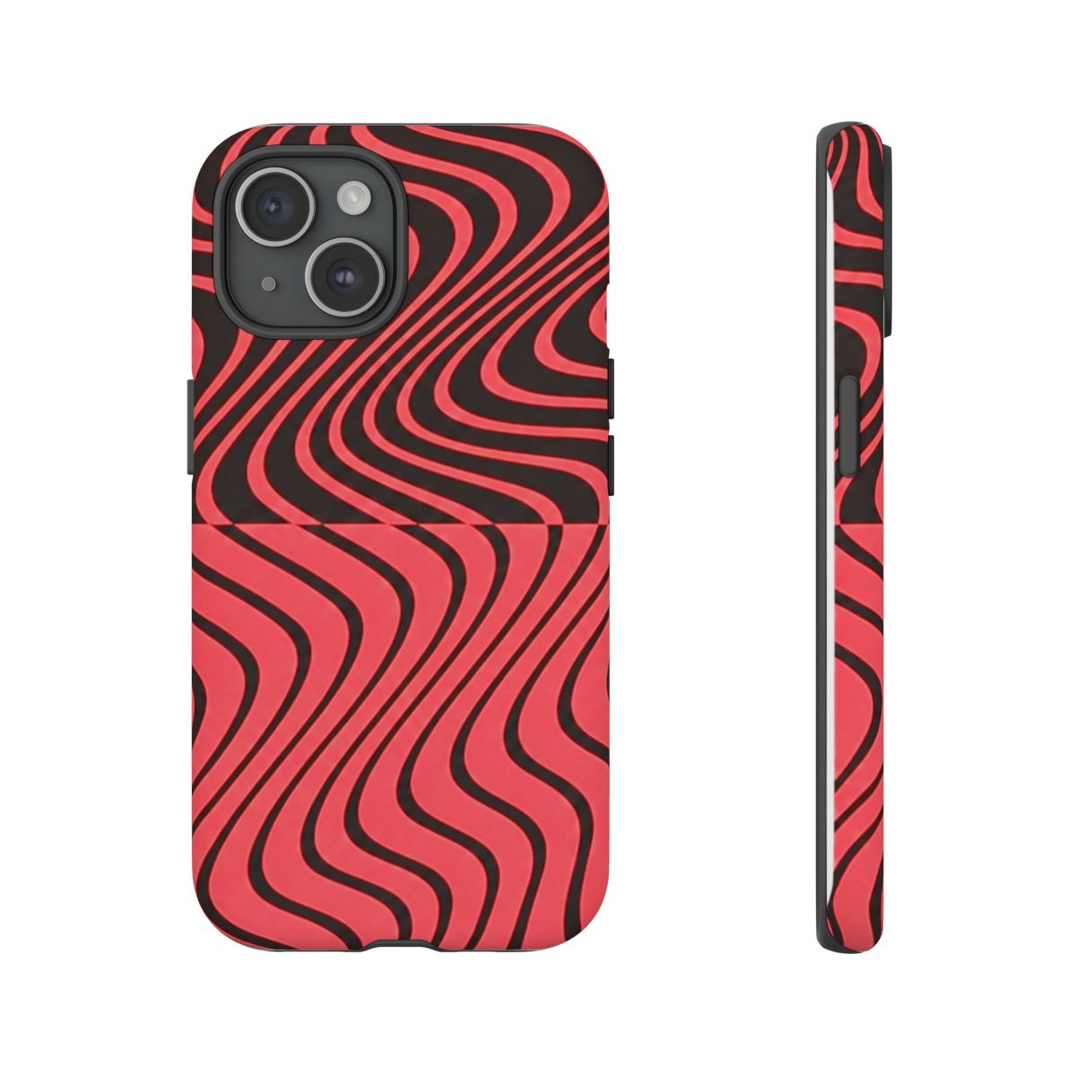 PewDiePie Wavy Pattern Phone Case - alternate angle 2, merchandise