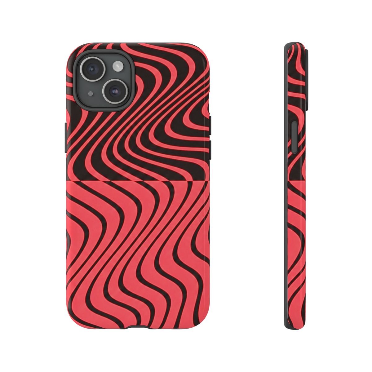 PewDiePie Wavy Pattern Phone Case - alternate angle 3, merchandise