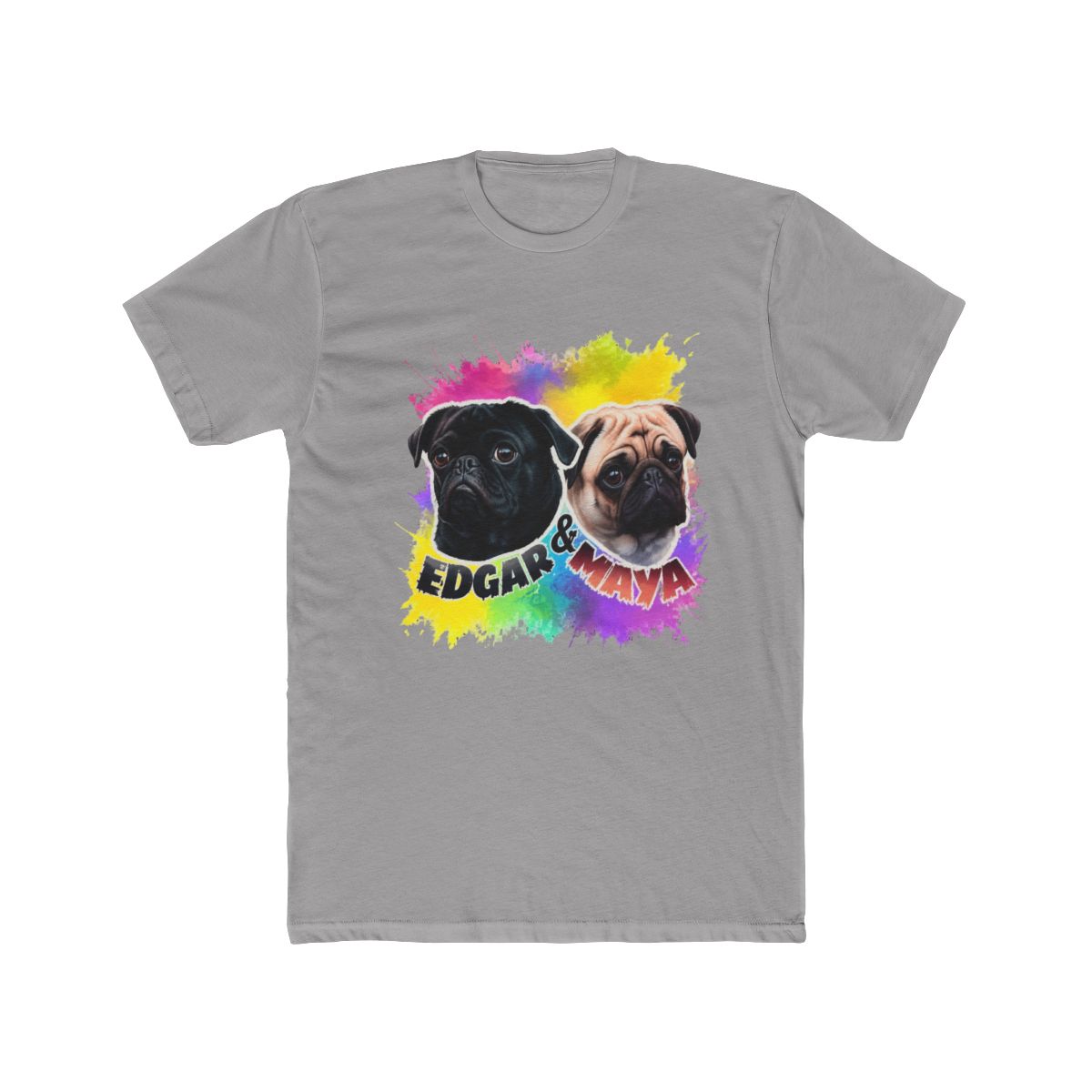 Edgar &amp; Maya PewDiePie Pugs Classic T Shirt 51 - alternate angle 2, merchandise