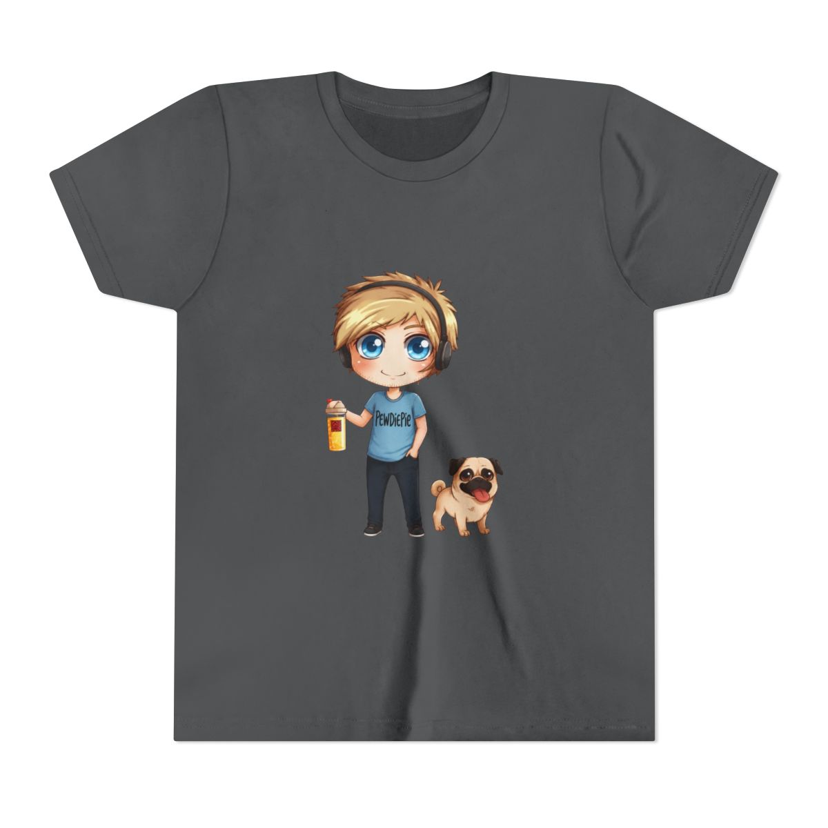 Anime PewDiePie Kids T Shirt - alternate angle 5, merchandise