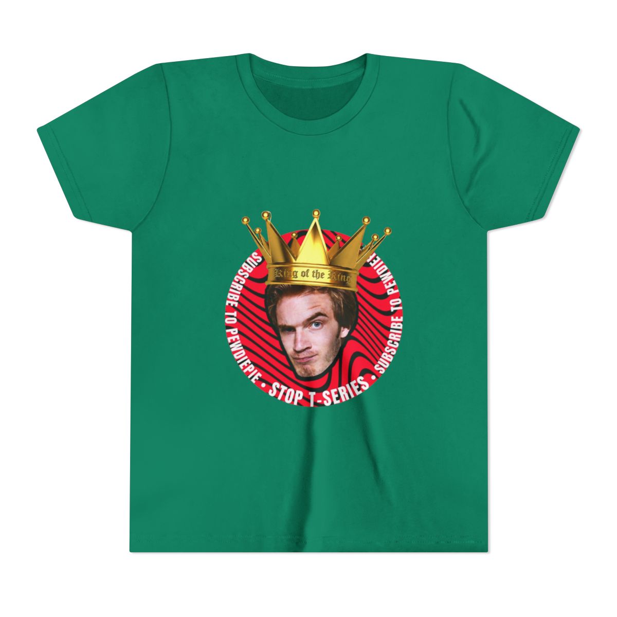 Pewdiepie VS T-Series Kids T Shirt - alternate angle 4, merchandise