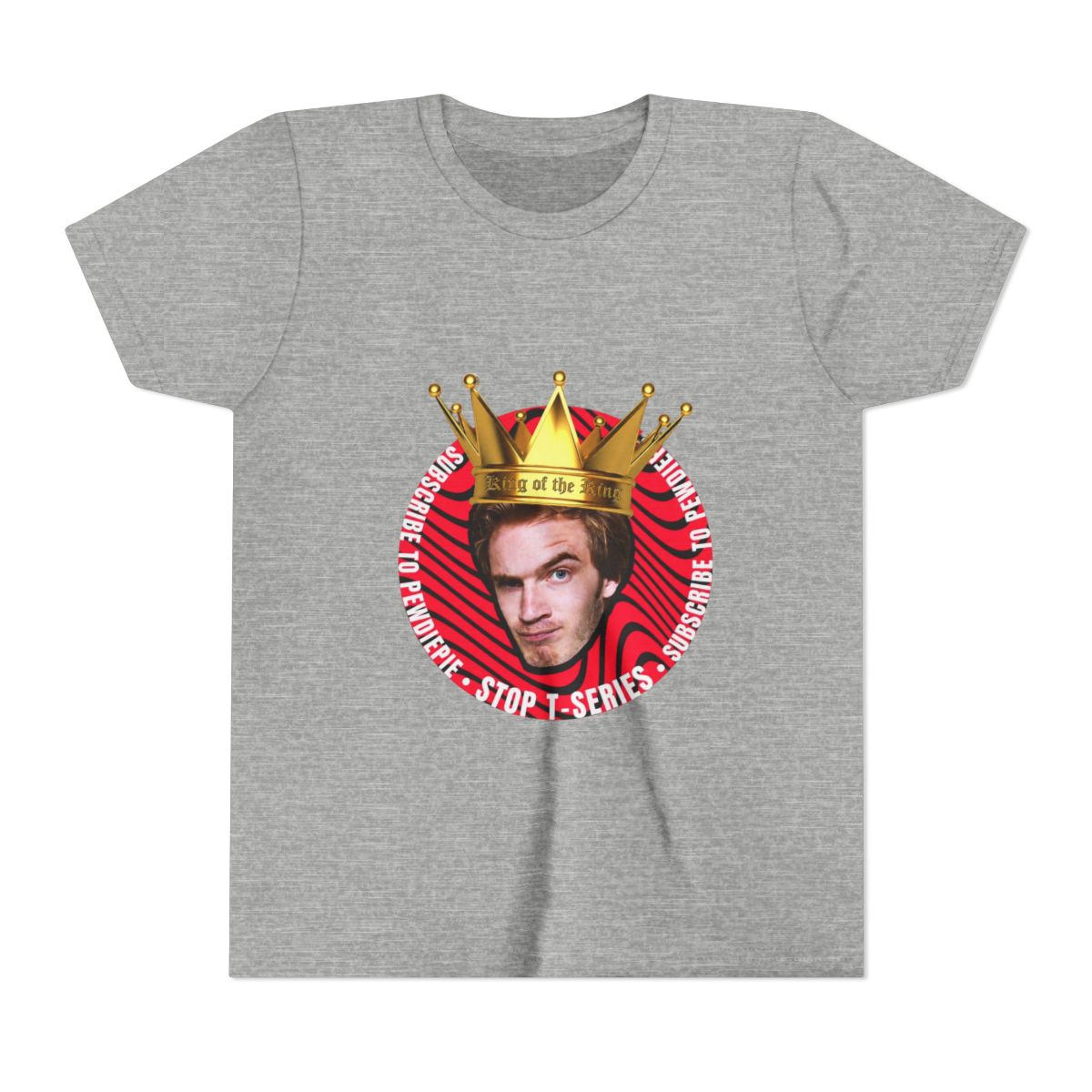 Pewdiepie VS T-Series Kids T Shirt - alternate angle 5, merchandise