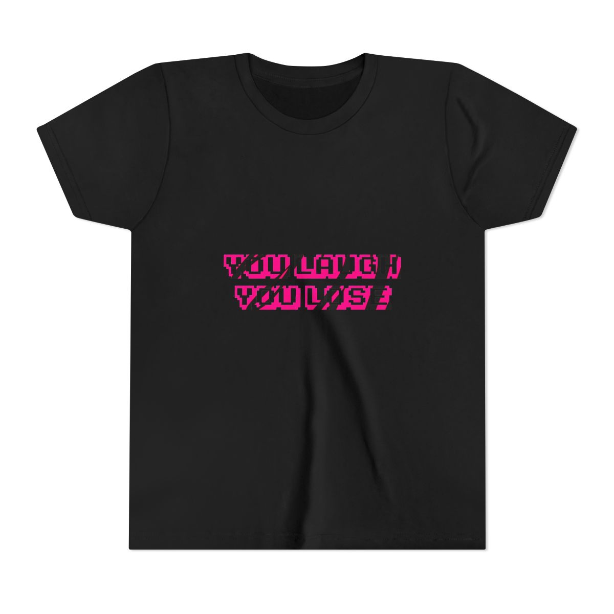 You Laugh You Lose Pewdiepie pewds Kids T Shirt - alternate angle 2, merchandise