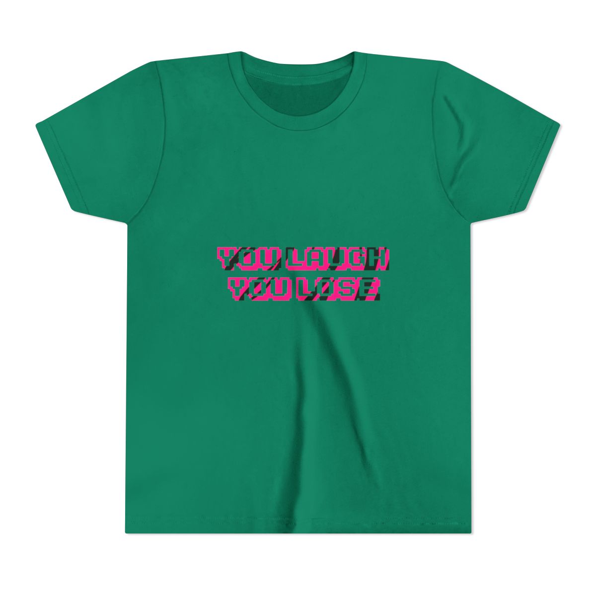 You Laugh You Lose Pewdiepie pewds Kids T Shirt - alternate angle 3, merchandise
