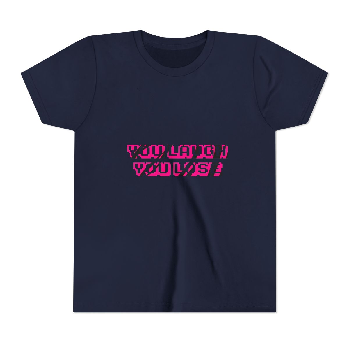 You Laugh You Lose Pewdiepie pewds Kids T Shirt - alternate angle 2, merchandise